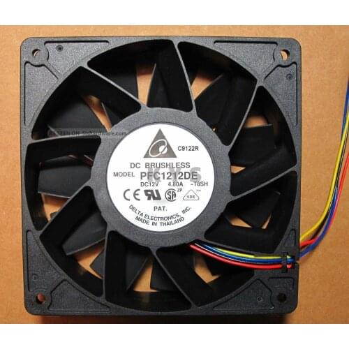 Delta PFC1212DE 1238 12cm Fan PWM 252CFM Powerful