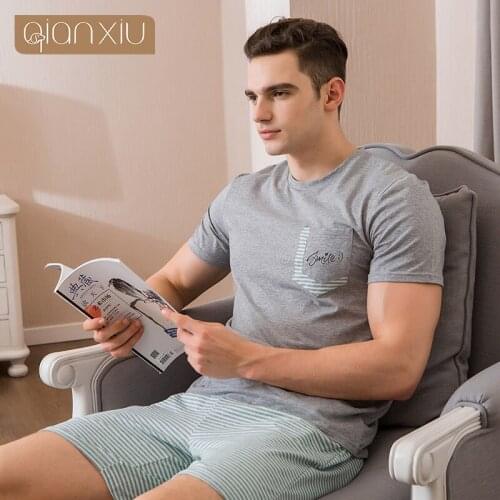XiaoTu Mens Striped T-shirts