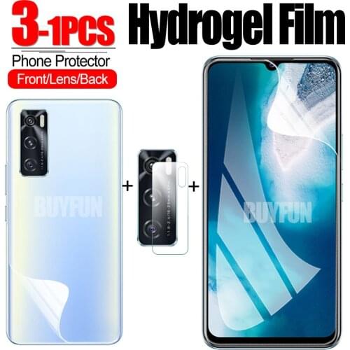For Vivo V20 SE Hydrogel Film/Camera Safety Glass/Back Cover Protective Film For VIVO V 20 Pro V20SE V20Pro Soft Water Gel Film