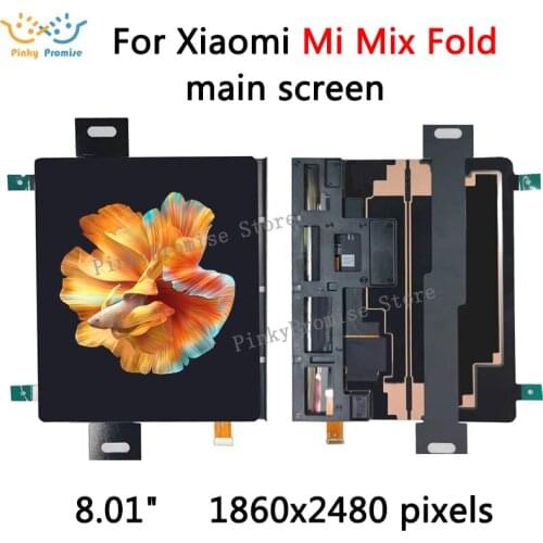 AMOLED For Xiaomi Mi Mix Fold LCD Display Touch Panel Screen Digitizer For Xiaomi Mi Mix Fold LCD Mix Fold Secondary Screen