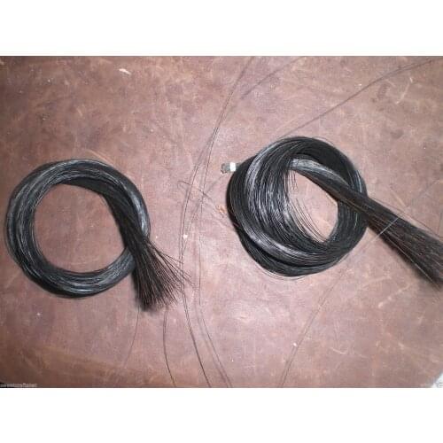 2 Hank High quality Black Violin bow hair, 7 grams each hank in 32 inches