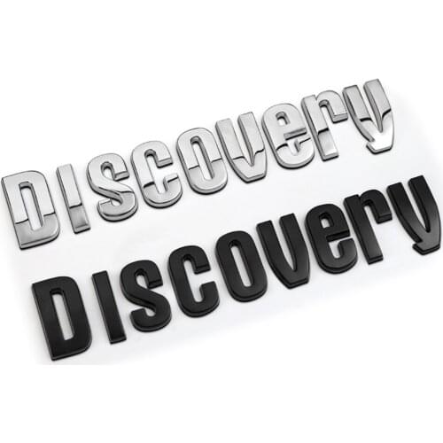 3D Alloy Metal Letters DISCOVERY Car Stying Hood Trunk Emblem Car Sticker Badge For LAND RANGE ROVER