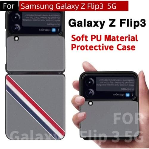 For Samsung Galaxy Z Flip3 Case,Galaxy Z Flip 3 PU Case