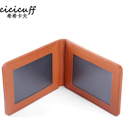 CICICUFF Ultra Thin Unisex Motor Car Driver License Bag Bank Business Credit Card Holder Document Holder Wallet