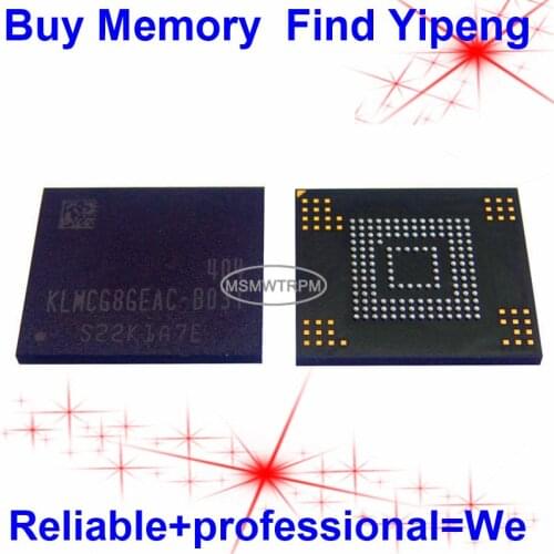 KLMCG8GEAC-B031 BGA153Ball EMMC5.0 5.0 64GB Mobilephone Memory New original and Second-hand Soldered Balls Tested OK