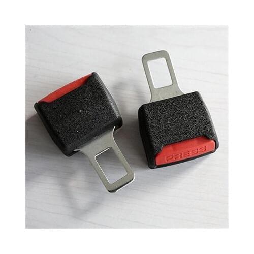 Hot 2 Pcs Universal Seat Belt Clip Black Car Safety Adjustable Belt Clip Car Accessories Safety Belt Buckles Vehicle-mounted Bot