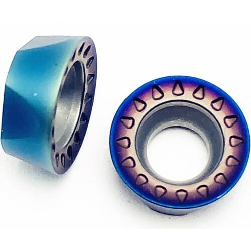 Tungsten Carbide RPMT10T3 RPMW1003 High Quality Blue Nano Coating Internal Turning Carbide Tool Metal Cutting Tool