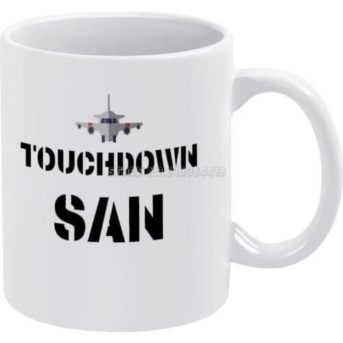 San Coffee Mugs Custom Cup Personalized Mug Tea Cup Hot Drink Cup Creative Drinkware Gifts Airport San San Diego Travel Destinat