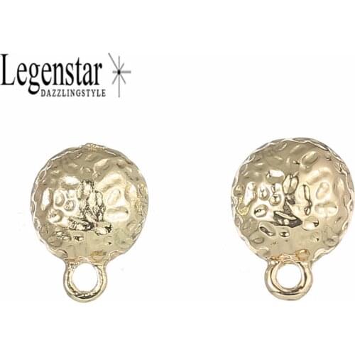 Legenstar New Fashion Earrings Jewelry Findings Gold Color Plated 10 pair /lot Women Earring Accessory