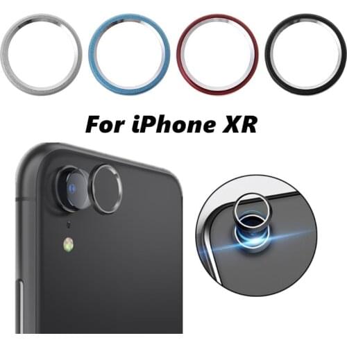 Metal Camera Protector Ring for iPhone XR Aluminum Alloy Back Lens Protective Cover Film on Iphonexr Cellphone Protection