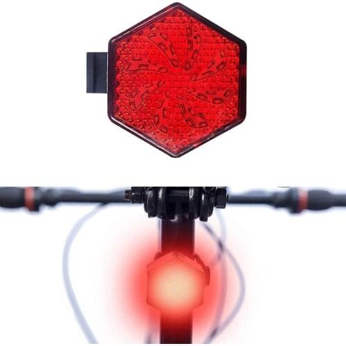 Mini LED Bicycle Tail Light 2 Modes Usb Chargeable Bike Front Rear Warning Lights Rainproof LED Red White Night Riding Light