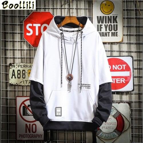 Fashion Brand Hoodie Sweatshirt Men 2020 New Autumn Winter Fleece Hooded Clothing