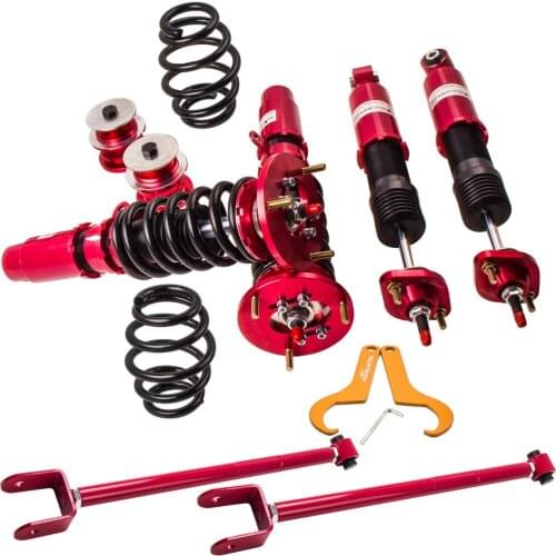 24 Ways Damper Coilover Suspension for BMW E46 3 Series 320i 323i 325i 328i 330i Red