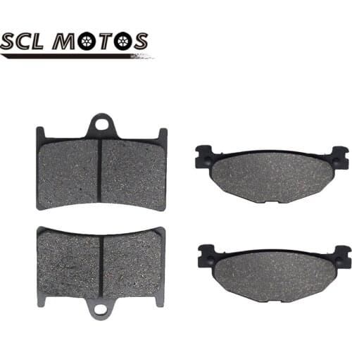 SCL MOTOS Semi-Metal Motorcycle Front Brake Pads Rear Brake Pads For Yamaha TMAX530 TMAX 530 2013