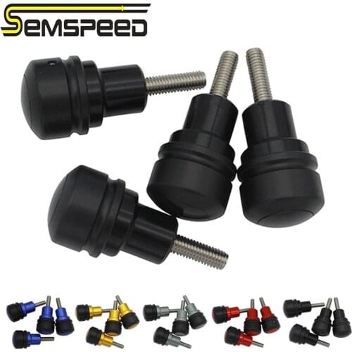 SEMSPEED Motorcycle M6 Front Fender Fork Protector Frame Slider Screw Bolt 6mm For Black Spirit 2014-2016 GROM /MSX125 2014-2018