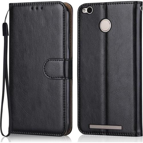 Folio Luxury Leather Case for On Xiaomi Redmi 3S (3X) 3 s x Wallet Stand Flip Case for Redmi 3 Pro 3S 3X Phone Bag
