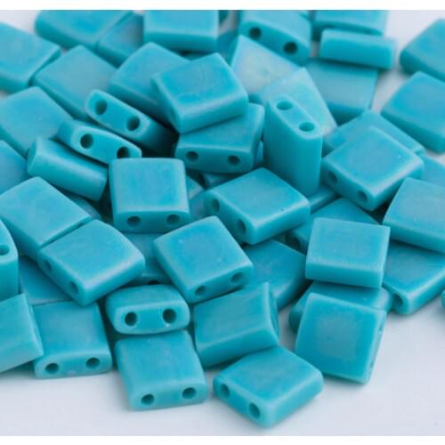 Taidian White Miyuki Tila Glass Beads For DIY Beads Jewelry Making 5.0x5.0x1.9mm 3grams/lot about 36 pieces