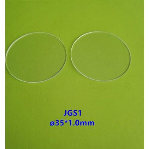 35*1.0Mm Jgs1 Extreme Ultraviolet Fused Silica Glass Lens Filter Protection Window