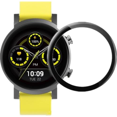 Curved Edge Protective Film For Ticwatch E3 Smart Watch Full Screen Protector Accessories Soft Cover For Tic Watch E3 Not Glass