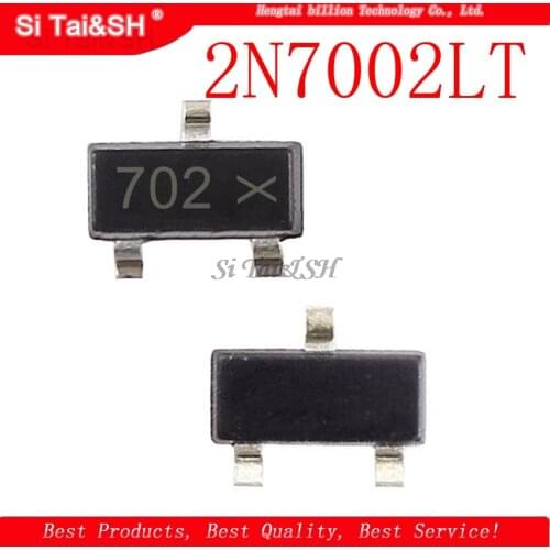 100pcs/lot 2N7002LT 2N7002 7002 N-Channel MOSFET N-CH SOT23 SMD