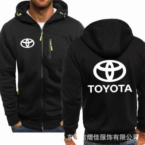 2021 fashion mens Spring New motorcycle TOYOTA Hoodie cotton casual zipper mens Hoodie