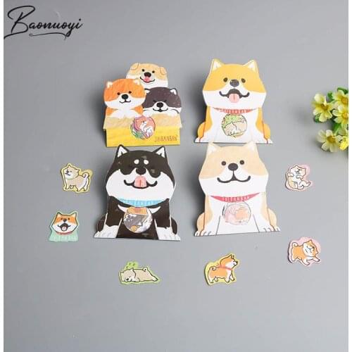 30Pcs/Set Husky Dog Animal Sticker Decoration DIY Scrapbooking Sticker Stationery Kawaii Diary Label Sticker School Supplies