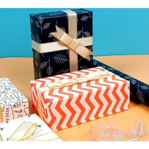 50*70cm Romantic Pink Gift Wrapping Paper 10 Sheets Colorful Birthday Gift Packaging Material for Party Christmas Supplies