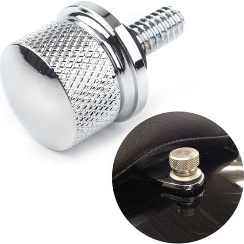 6mm Motorbike Rear Seat Bolt Screw for Harley Sportster 1996-2015 with 1/4-20 thread Chrome CNC Aluminum