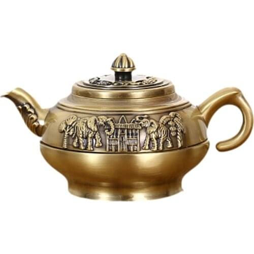 6Pcs/Set Kettle Tray Kit Wedding Home Decoration Gifts Dining Bar Barware European Style Vintage Liquor Set Household Small Cup