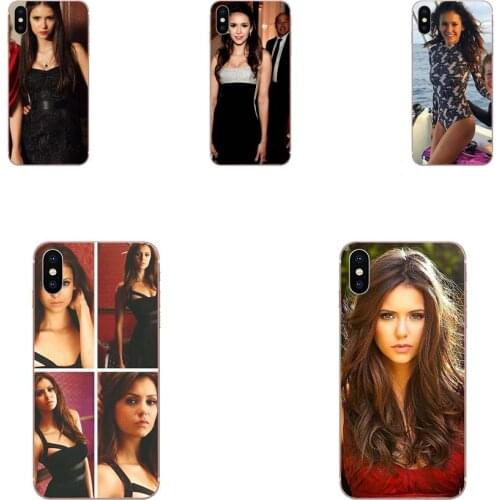 Nina Dobrev The Vampire Diaries Phone Shell Covers For Sony Xperia Z Z1 Z2 Z3 Z3+ Z4 Compact Z5 Plus M2 M4 XA XA1 XZ Premium