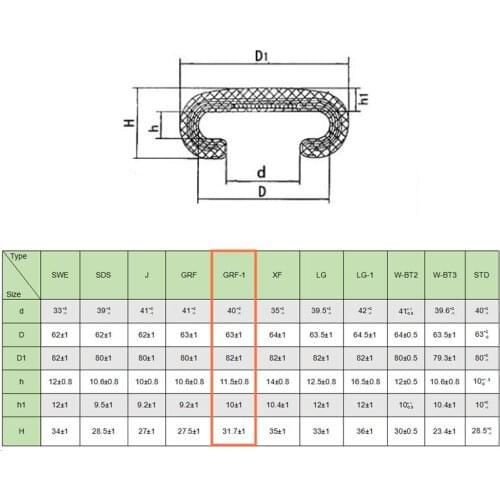 Escalator handrail C-TYPE GRF-1 Length=22.71m Black use Outdoor