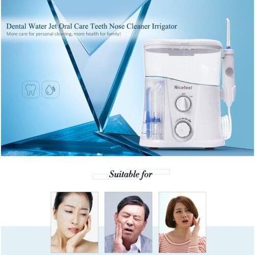 Dental Floss Water Oral Flosser Dental Irrigator Care 1000ml Oral Hygiene Dental Care Flossing Set Oral Teeth Cleaner