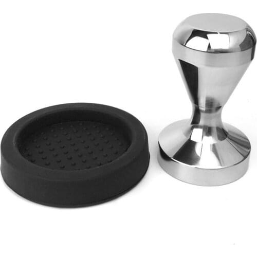 Non-slip Espresso Coffee Tamper Pad Silicone Coffee Hammer Mat Coffee Powder Maker Pressure Cushion Silicone Round Tamper Mat