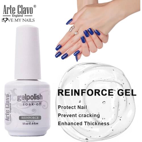15ml UV LED Soak off Base Coat Gel Enhancer Varnish Nail Gel Polish Matte Top Coat Super Glossy No Wipe Top Coat Reinforce Gel