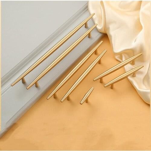 New Chinese style golden brass handles, household wardrobe hardware thickened drawers, copper cabinet door and window handles
