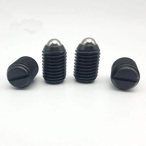 1pcs M20 Spring positioning bead Slotted slot Ball plunger Wave beads screw Carbon steel bolt 30mm-40mm Length ZC103-1