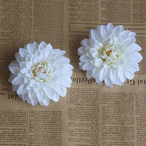 10CM Head,7Colors,30PCS Fake Chrysanthemum Flower Artificial Silk Gerbera Flowers Heads,DIY Bouquet Decoration Home Accessories