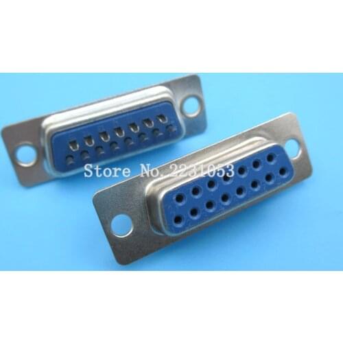 5PCS/LOT DB15 15 Pin Female Solder Type Adapter Connectors