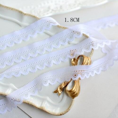 2019 hot sale White elastic smooth lace lace accessories Lace accessories H034