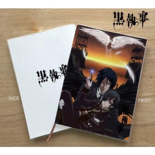 Anime Black Butler Sebastian Michaelis Student notebook Eye protection Notepad Diary memorandum commemorate gift