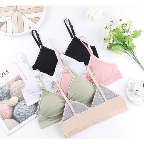 Elastic Gathering Bralette Push Up Bra Summer Tube Top Sexy Wireless Solid Color Thin Padded Sexy Breathable Soft Underwear