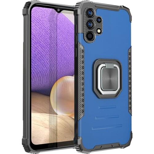 With Finger Ring Fashion Dual Layer Case for Samsung Galaxy Note 20 Ultra S20 S21 FE A51 A71 A21S A02 A32 A52 A72 5G Cover