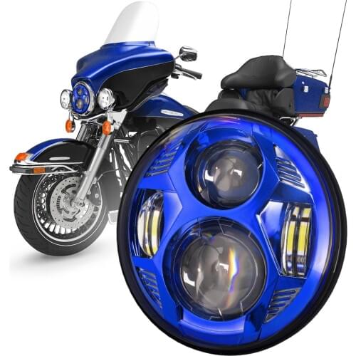 For Harley VRSCD VRSCDX 2006-2011FXCWC FXSBSE FXSTB FXSTC FXSTD SUP-LIGHT 5.75 Inch Motorcycle LED Headlight With High/Low Beam