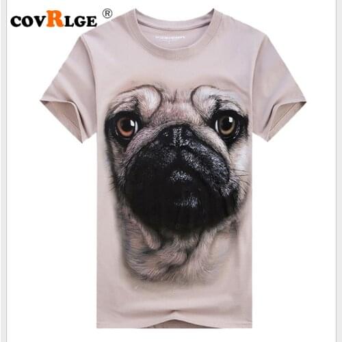 Covrlge Mens 3D T shirts 2019 Summer Brand Animal style t- shirts Men Tops Hip hop 3d print T-shirt Plus size 6XL MTS530