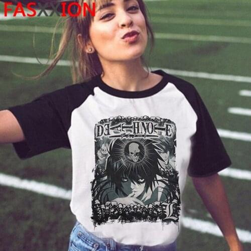 Death Note Shinigami Ryuk t shirt male casual print couple clothes vintage top tees t-shirt couple clothes