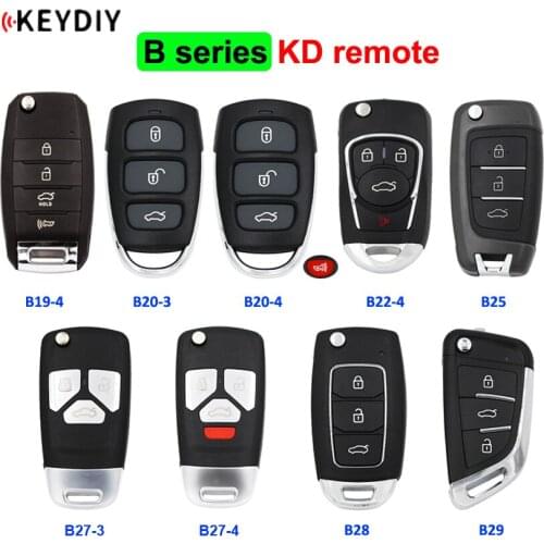 KEYDIY B series KD remote control B19-4 B20-3 B20-4 B22-4 B25 B28 B29 for KD900/URG200/mini KD/KD-X2/KD900+ generate new keys