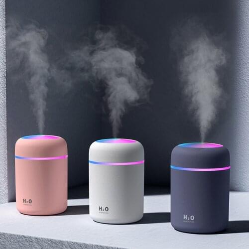 Creative Colorful Cup Air Humidifier Home Car Compact and Portable Silent Air Water Replenishment Instrument