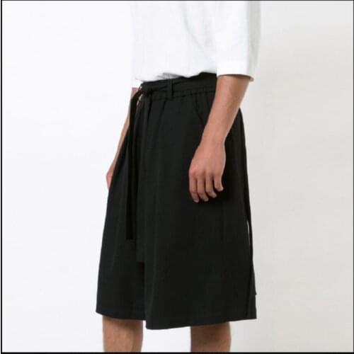 27-46 New 2020 Summer Casual Loose Wide Leg Shorts Hairstylist Personality Shorts Skirts Stage Singer Costumes Plus Size Clothes