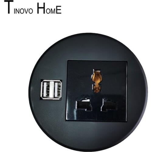 Mini desktop socket sofa socket Hotel socket / cabinet socket with USB charging