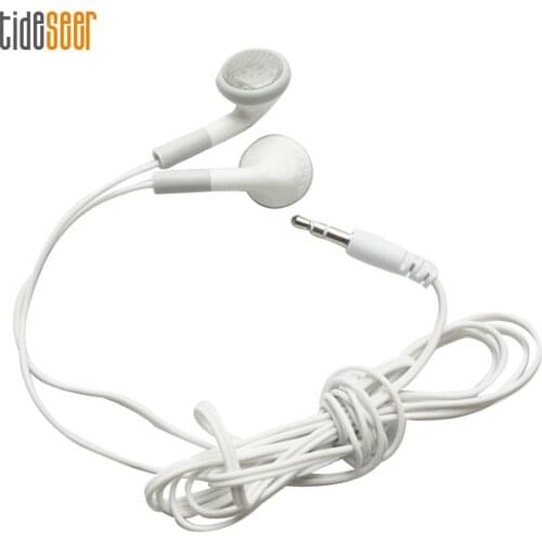 100pcs White 3.5mm Stereo Economical disposable headset cheapest earphones for school library For Company as gift